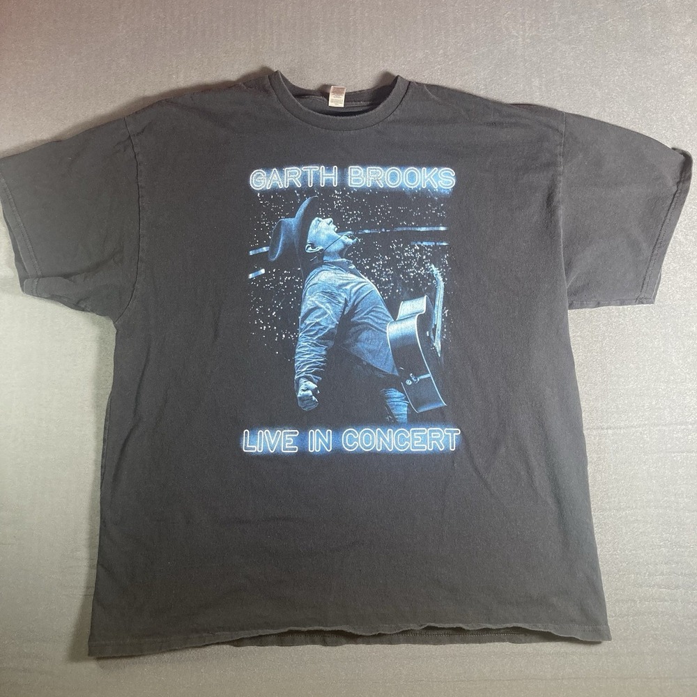 Official Garth Brooks Live in Concert Tour t-Shirt XL Country Music Double Sided